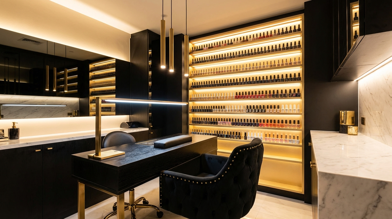Luxury nail technician suite